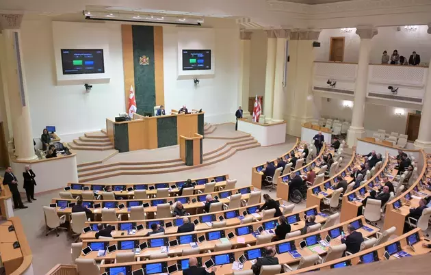 website of the Parliament of Georgia