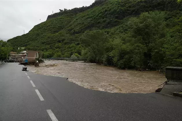 Flood in northern Armenia causes enormous damage