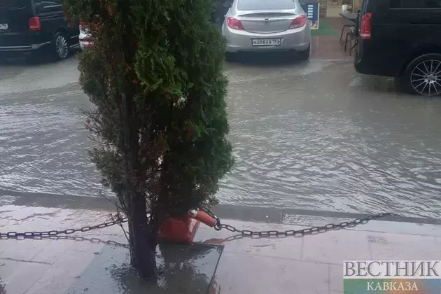 Heavy rain in Sochi triggers floods