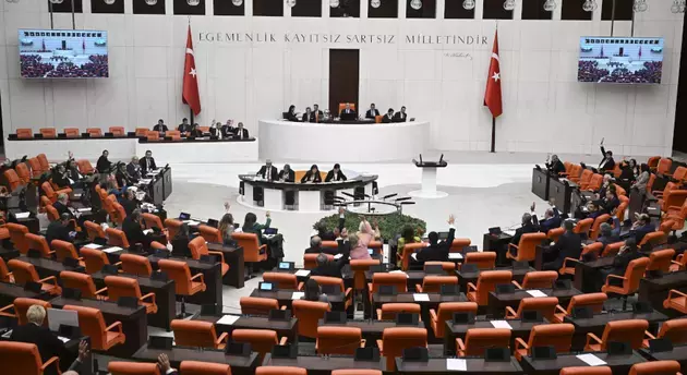 the Turkish parliament's website