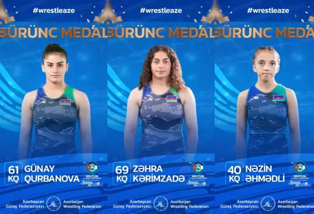 Azerbaijani female wrestlers score highest score in history of World Wrestling Championships