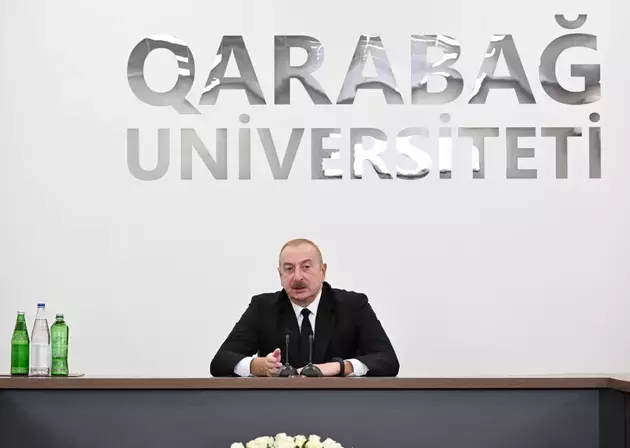 the Azerbaijani president's website