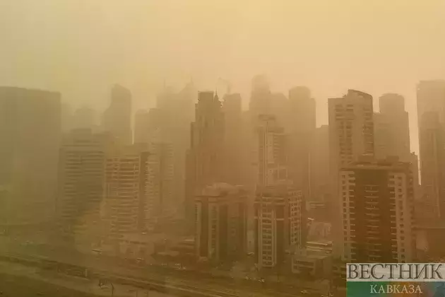 Dust storm hits Stavropol