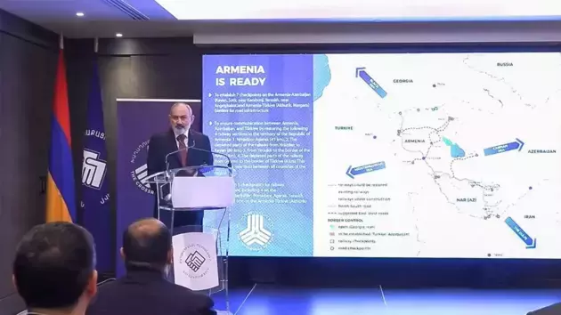 video screenshot of Pashinyan's speech by the Civil Contract party