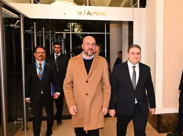 Charles Michel arrives in Baku to attend COP29