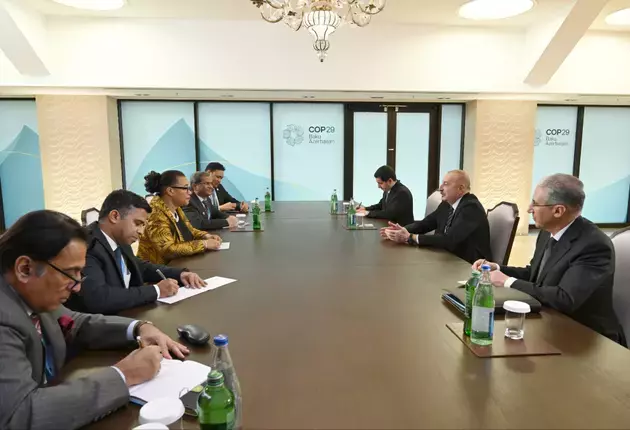 Ilham Aliyev meets with Secretary-General of Commonwealth at COP29