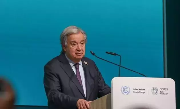 UN Secretary General urges united global effort at COP29