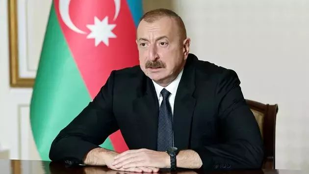 the Azerbaijani president's press service