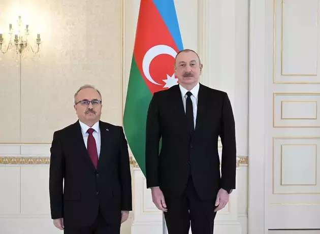 the Azerbaijani president's website