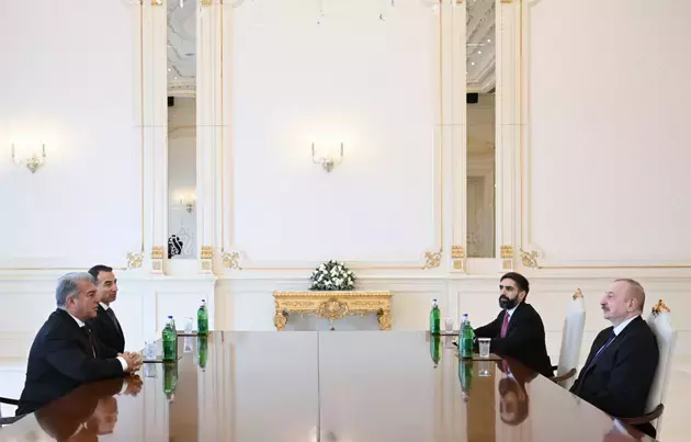 the Azerbaijani president's website