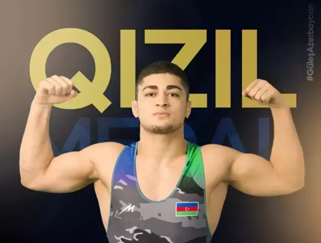 Azerbaijani wrestler wins gold at European U-23 Championship