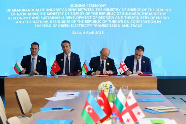 Green energy corridor agreement signed in Baku
