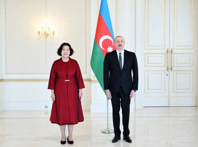 the Azerbaijani president's website