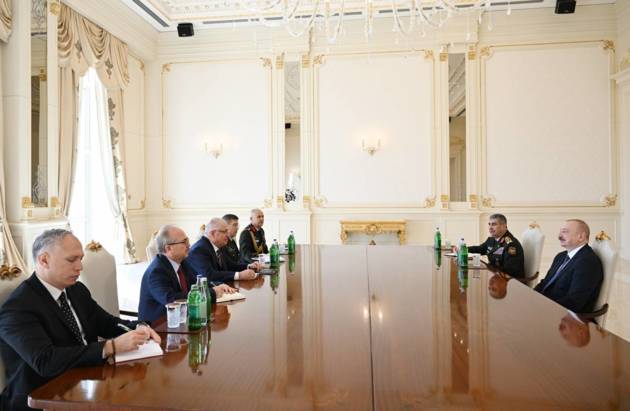 the Azerbaijani president's press service