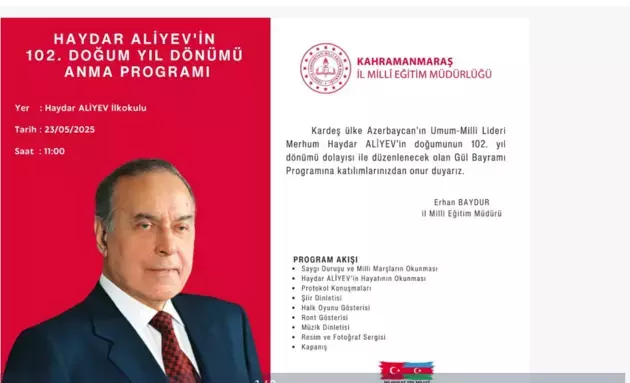 Adana and Kahramanmaraş to honor Heydar Aliyev&#039;s memory