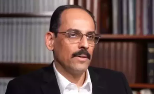 screenshot from video posted on Ibrahim Kalin's social media pages