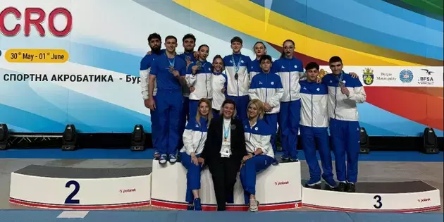 Azerbaijani athletes win medals at Acrobatic Gymnastics World Cup