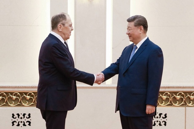 Russian FM meets with Chinese President
