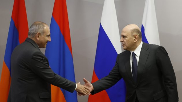 Mishustin discusses Russia-Armenia ties with Pashinyan