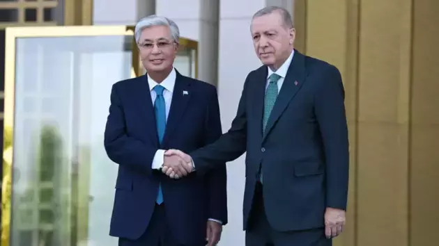 Official meeting of Erdoğan and Tokayev begins in Ankara