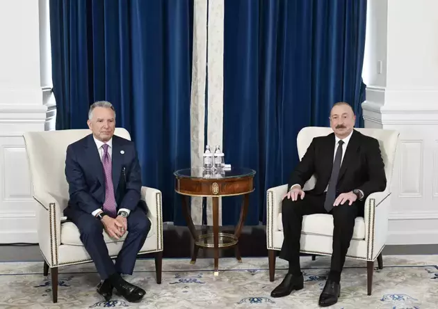 Ilham Aliyev and Steven Witkoff meet in Washington
