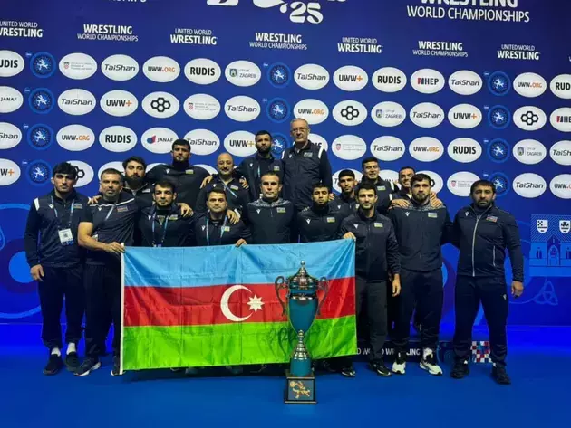 Azerbaijani team ranks second at World Wrestling Championships