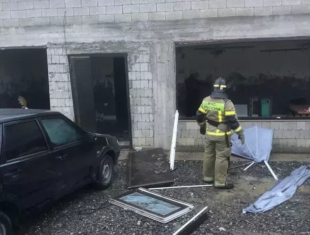 Gas exploded in Dagestani Cafe