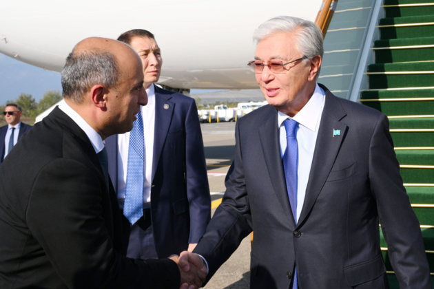 Tokayev, Mirziyoyev and Japarov arrive in Azerbaijan for OTS summit