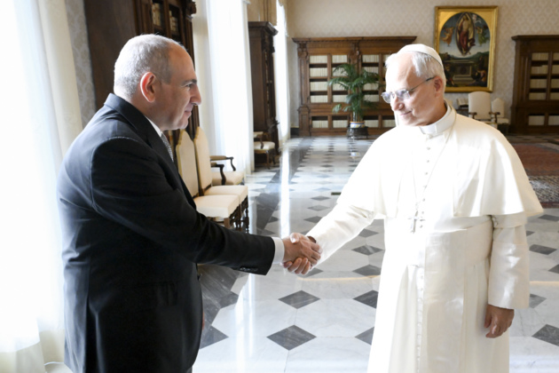 Pope Leo XIV meets with Pashinyan
