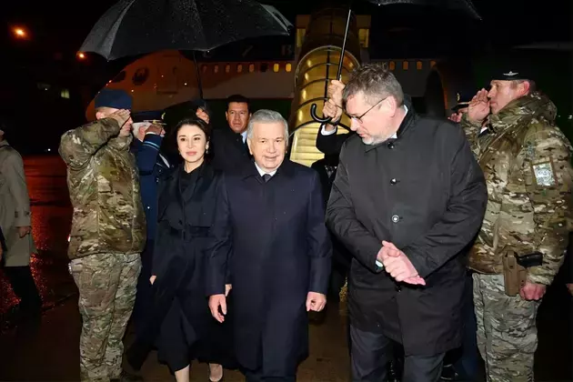 President of Uzbekistan arrives in Brussels for EU talks