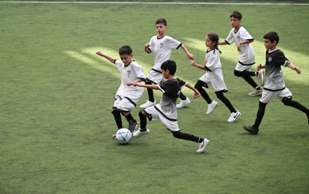 Leyla, Arzu and Alena Aliyeva attend mini-football tournament held among orphanage teams