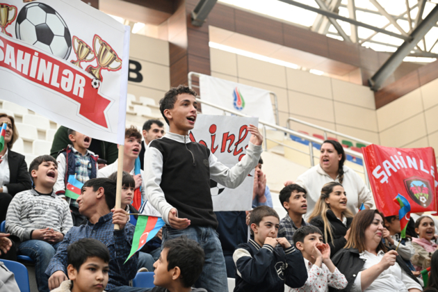 Leyla, Arzu and Alena Aliyeva attend mini-football tournament held among orphanage teams