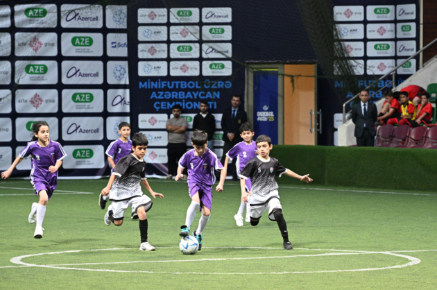 Leyla, Arzu and Alena Aliyeva attend mini-football tournament held among orphanage teams