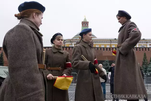 "City of Living Stories" Museum commemorating 1941 Parade starts on Red Square