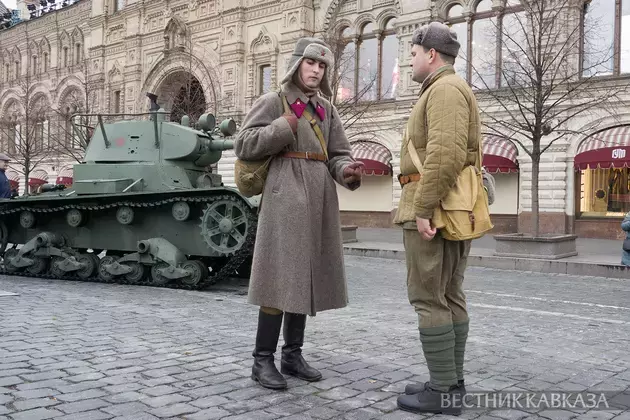 "City of Living Stories" Museum commemorating 1941 Parade starts on Red Square