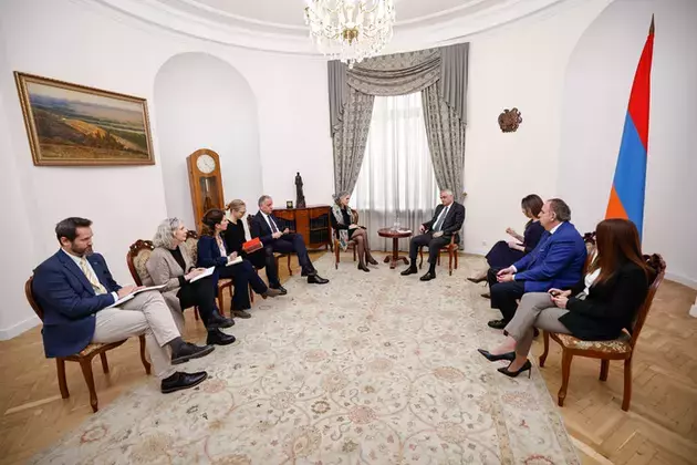 EU Special Representative Magdalena Grono arrives in Yerevan