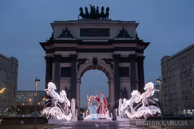 Moscow's festive decor for New Year 2026