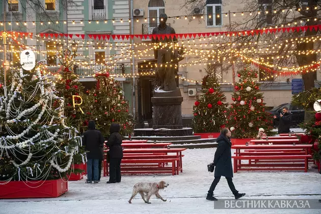 Moscow's festive decor for New Year 2026