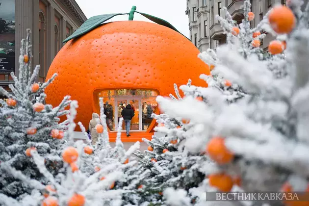 Moscow's festive decor for New Year 2026