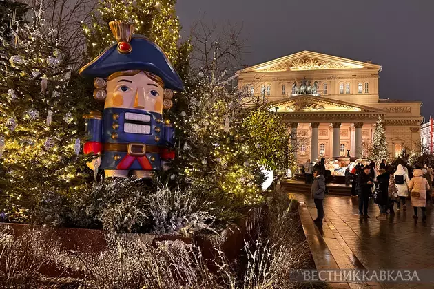 Moscow's festive decor for New Year 2026