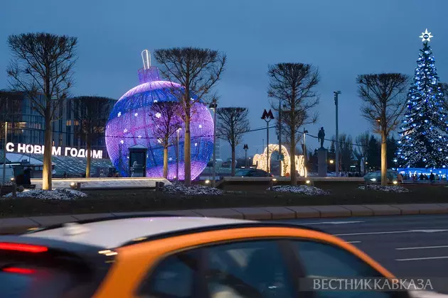 Moscow's festive decor for New Year 2026