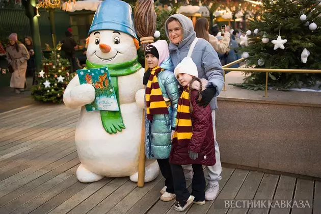 Moscow's festive decor for New Year 2026