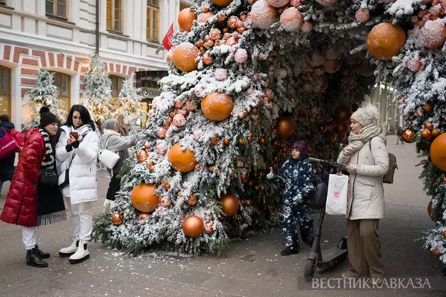 Moscow's festive decor for New Year 2026