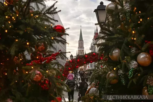 Moscow's festive decor for New Year 2026