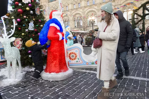 Moscow's festive decor for New Year 2026