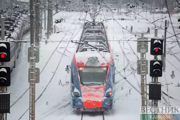 Nearly 50 trains delayed on North Caucasus Railway due to heavy snowfall