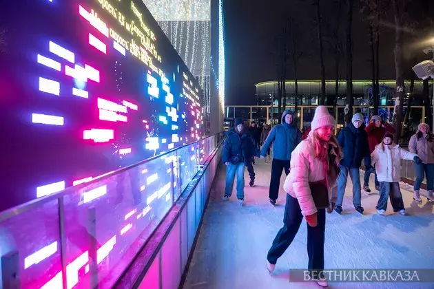 Largest high-tech ice rink opens at Luzhniki Stadium in Moscow