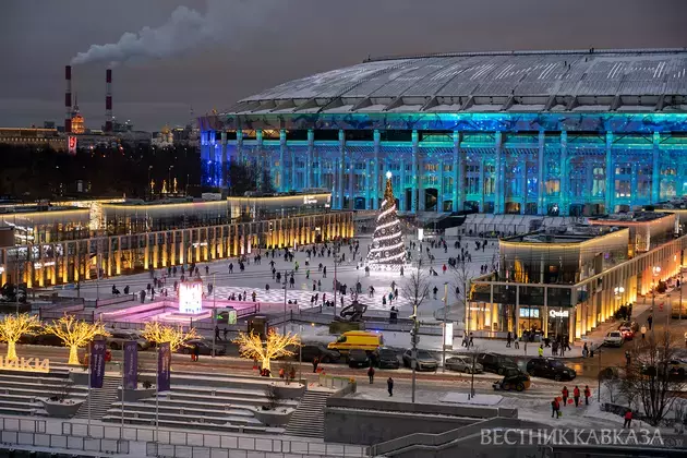 Largest high-tech ice rink opens at Luzhniki Stadium in Moscow