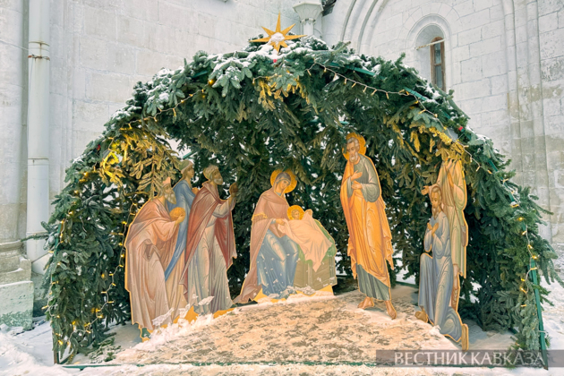 Православный вертеп Рождества Христова