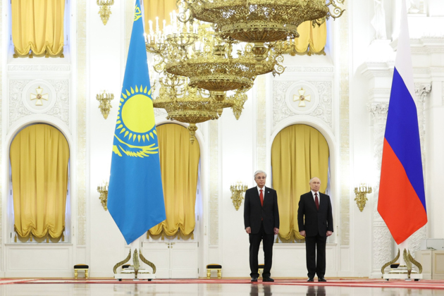 Владимир Путин и Касым-Жомарт Токаев